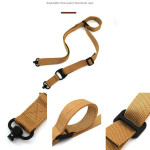 Outdoor Camping Tactical Harness QD Button Nylon Double Point