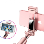 CYKE Supplementary Light Line-controlled Self-timer Artifact Creative Mini Mobile Folding Mirror Hand-held Live Broadcasting Bracket