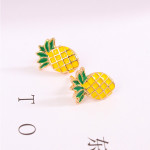 Fashion Sterling Silver Pineapple Earrings