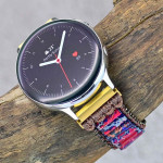 Retro Samsung Watch Strap Bracelet Red And Blue Mixed Stone