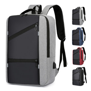 New Computer Bag Men's Business Simple Multi-functional Backpack Usb Charging