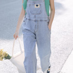 Summer Small Design Sense Niche Suspender Trousers