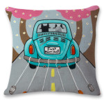 Modern Retro Car Cushion Office