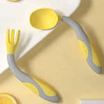 Baby Training Fork Spoon Twist Spoon Children's Tableware Set