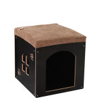 Removable And Washable Four Seasons Pet House, Wooden Pet Nest