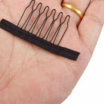 Iron Steel Comb Clip Wig Net Cap Hair Comb