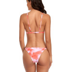 Tie-dye Print Three Point Swimsuit Europe And The United States