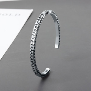 Vintage Simple Men's Fashion Women's Pattern Open Bracelet