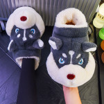 Bag With Men's Cotton Slipper Plush