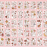 Stickers This Account Material Decorative Stickers 50 Sheets