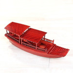 Shaoxing Wusheng Ship Zheng He Treasure Ship Red Ship Ancient Ship Model Water Town Ship Ancient Ship Model