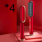 New 2 In 1 Hair Straightener Hot Comb Negative Ion Curling Tong Dual-purpose Electric Hair Brush