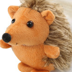 Cute Hedgehog Plush Key Chain Pendant Decoration Cars And Bags Jewelry