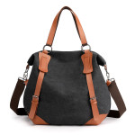 Portable Canvas Bag Versatile Casual Women's Shoulder Messenger Bag