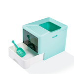 Large Drawer Type Fully Enclosed Cat Litter Basin