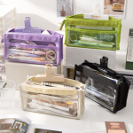 Large Capacity Six-layer Transparent Pen Bag Stationery For Primary School Students