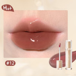 Iced Tea Mirror Lip Glaze Mirror Water Gloss Lip Gloss Glass Jelly Lip Brown Lipstick