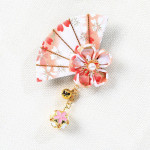 Cute Japanese Cherry Blossom Hairpin With Bells