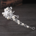 New Bridal Headdress, Pearl Swan Crown Bride