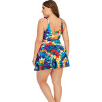 Hollow Cover Belly Conservative Skirt Style Split Swimsuit