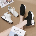 Net Increase Small White Shoes, Breathable Thick-soled Small Size Sports Casual Single Shoes Women