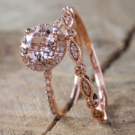 18k Rose Gold Ring In Europe And America