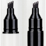 Double-headed Black Rod White Rod Eyebrow Pencil