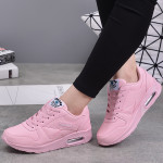 Shoes Women's Leather Running Shoes With Thick Soles