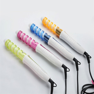 Spiral curling iron