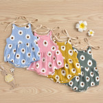 Baby Chrysanthemum Sling Romper