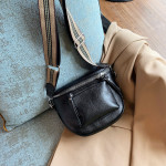 One Shoulder Crossbody Soft Leather Casual Saddle Bag