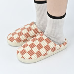 Women's Classic Chessboard Slippers