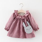 Foreign Trade Children's Wear 2021 Spring And Autumn New Version Of Girls' Cotton Long Sleeved Dress, Baby Princess Skirt Taobao Consignment