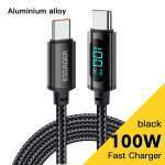 Fast Charging Digital Display Data Cable PD100W Aluminum Alloy