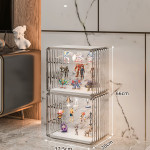 Acrylic Clear Glass Household Building Block Shelf