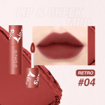 Matte Fog Face Lip And Cheek Dual-use Powder Blusher Lipstick Air Lip Glaze