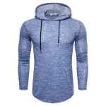 Men's European Fashion Solid Color Hoodie