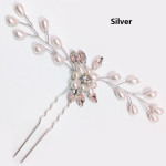 Ebay cross-border supply Korean bride handmade pearl crystal Clip Wedding headdress hairpin pin U