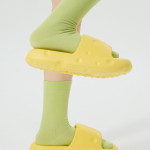 Cheese Style Slippers Cute Home Shoes For Women Soft Bathroom Slippers