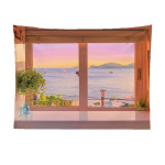 False Window Window Scenery Background Cloth