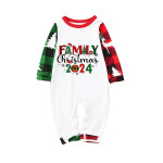 Parent-Child Christmas Homewear Suit Plaid Stitching Printing