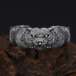 Domineering Personality Retro Tiger Head Bracelet