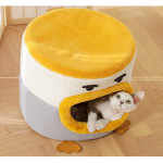 Winter Warm Cartoon Semi-enclosed Cat House Four Seasons