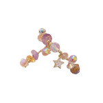 Fairy Wind Lavender Purple Natural Stone Star Bracelet