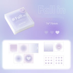 Cheek Blue Cheek Purple Ins Gradient Sulphate Paper Box Notepad