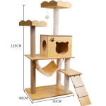 Cat Crawl Nest Scratching Board Tree Supplies Pet Toy Space Capsule