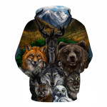 New Animal World 3D Printed Hoodie