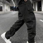 Multi-pocket Pants Loose Casual