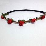 Rose Flower Headband Wreath Bridal Korean Style