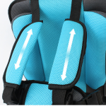 Non-safety seat increased cushion portable car safety seat cushion